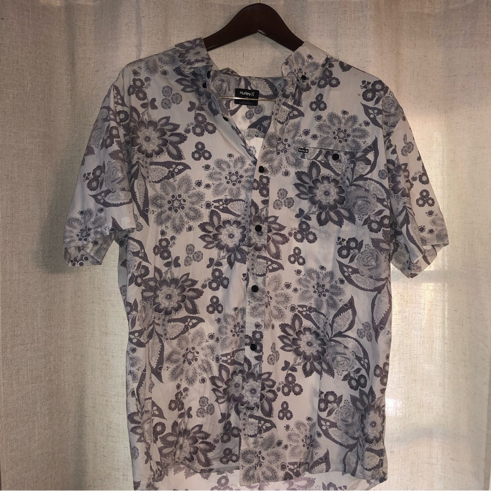 Hurley mens button up